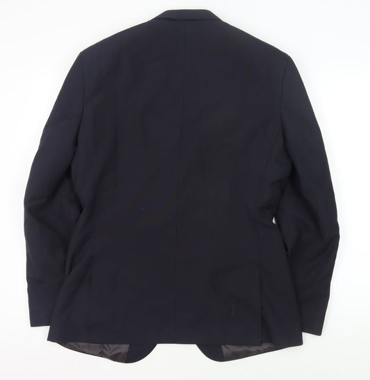 Next Men's Blue Suit Jacket Regular Fit 38R