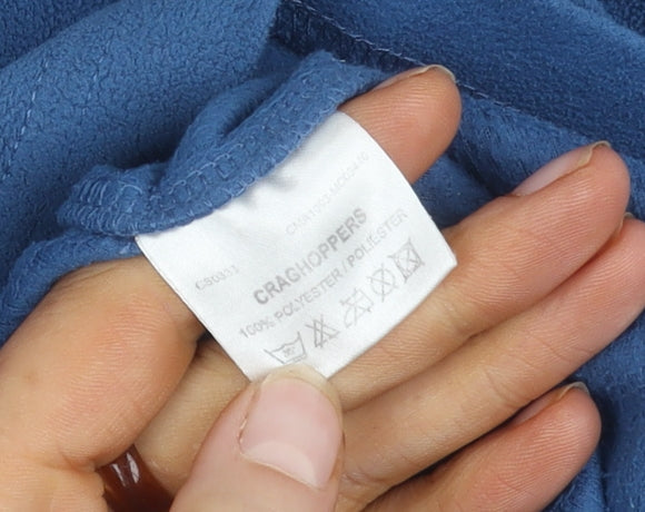 Craghoppers Men's Blue 1/4 Zip Fleece Sweatshirt, M