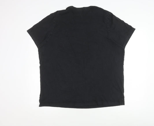 Mens UK Size XL Nike Black Cotton T-Shirt