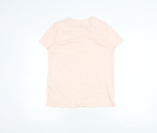 Levi's Women's Pink T-Shirt, Size S, Cotton, Casual Style