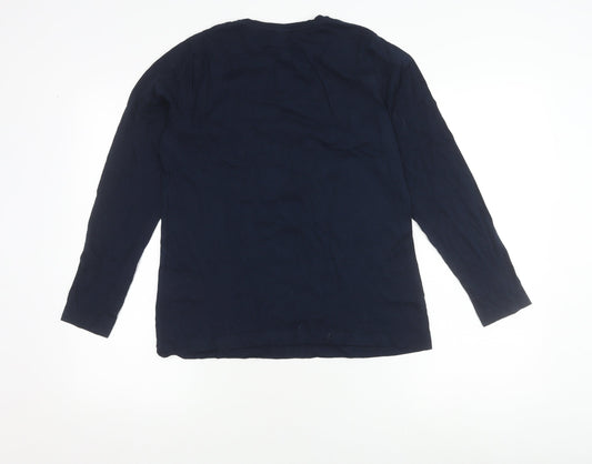 Harry Potter Blue Unisex Long Sleeve T-Shirt S