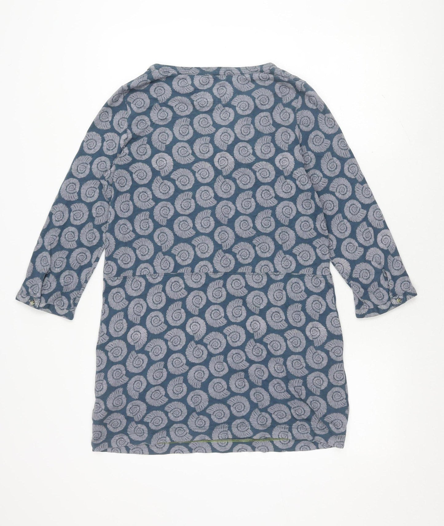 White Stuff Women's Blue Button-Up Top Size 12
