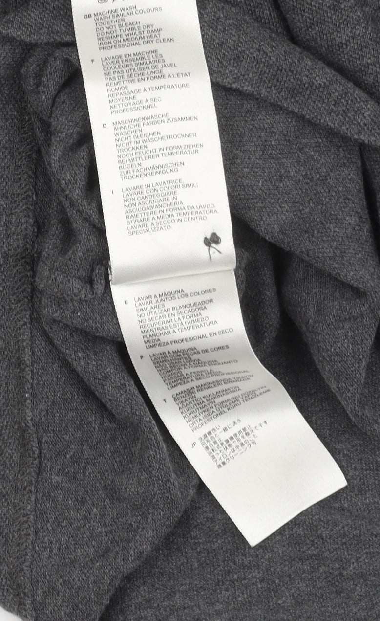 Fred Perry Grey Men's M Long Sleeve Collared T-Shirt