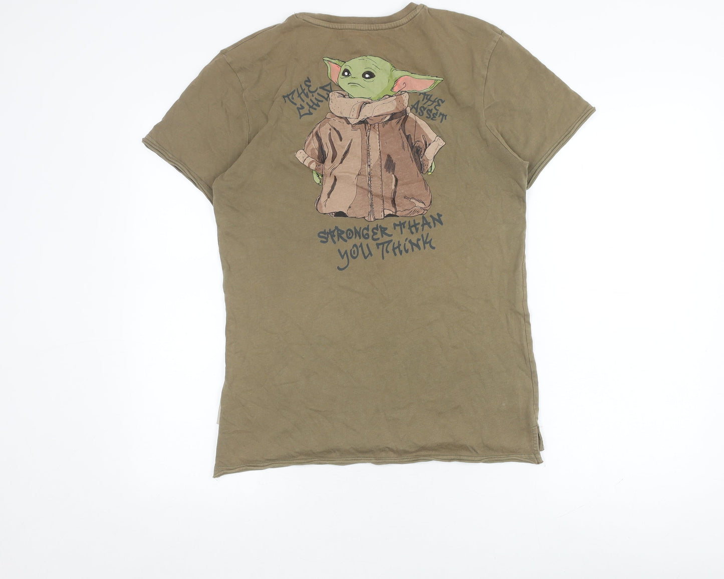 Disney Star Wars XS Men's Green Graphic T-Shirt