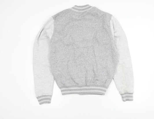 Superdry Men's Grey Varsity Jacket XS