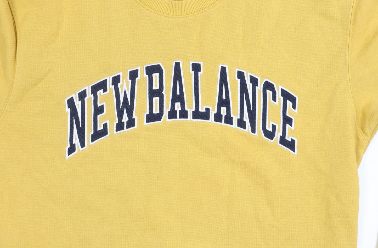 New Balance Men's Yellow Pullover Sweatshirt S