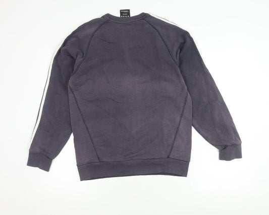 Adidas Men's Grey Pullover Sweatshirt S