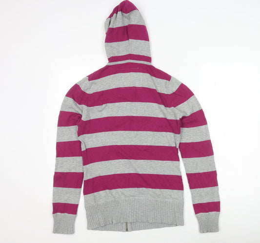 Jack Wills Women's Multicoloured Knit Jacket Size 14