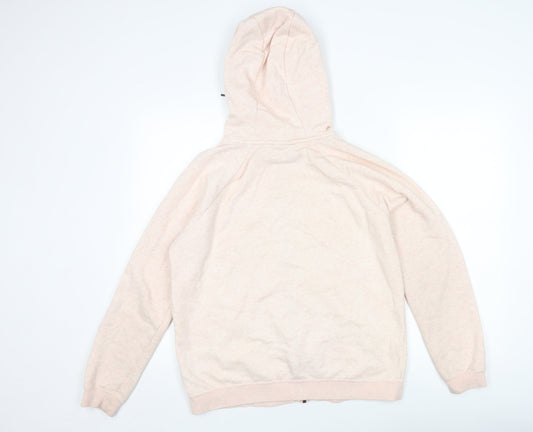 Nike Women's Pink Hooded Jacket M - Sporty Comfort