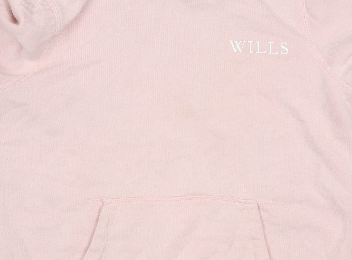 Jack Wills Women's Pink Hoodie, UK 12, Logo Print, Cotton Blend