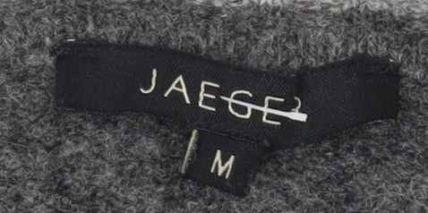 Jaeger Men's Grey Wool Pullover Jumper M