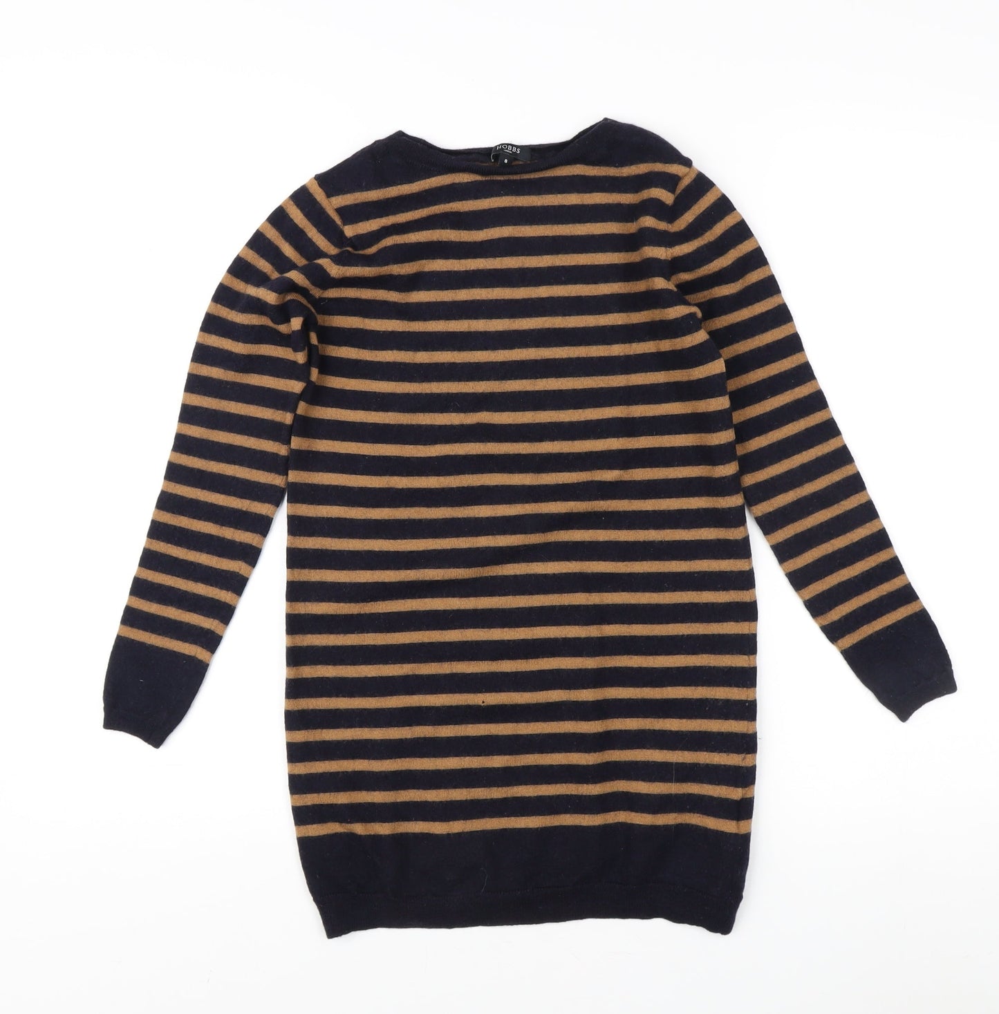 Hobbs Women's Multicoloured Striped Jumper, Size 8