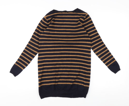 Hobbs Women's Multicoloured Striped Jumper, Size 8