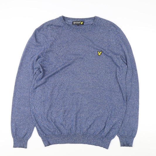 Lyle & Scott Men's Blue L Knit Pullover Jumper
