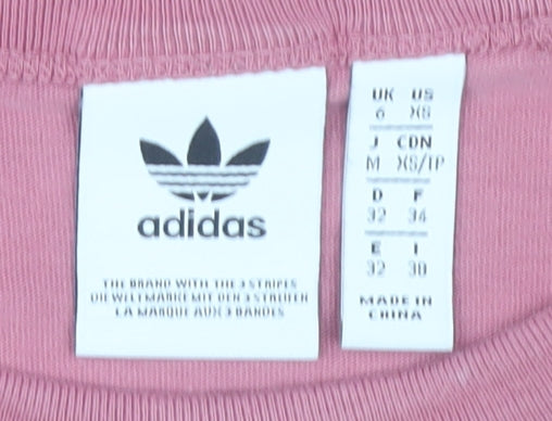 Adidas Women's Pink XS Crew Neck T-Shirt