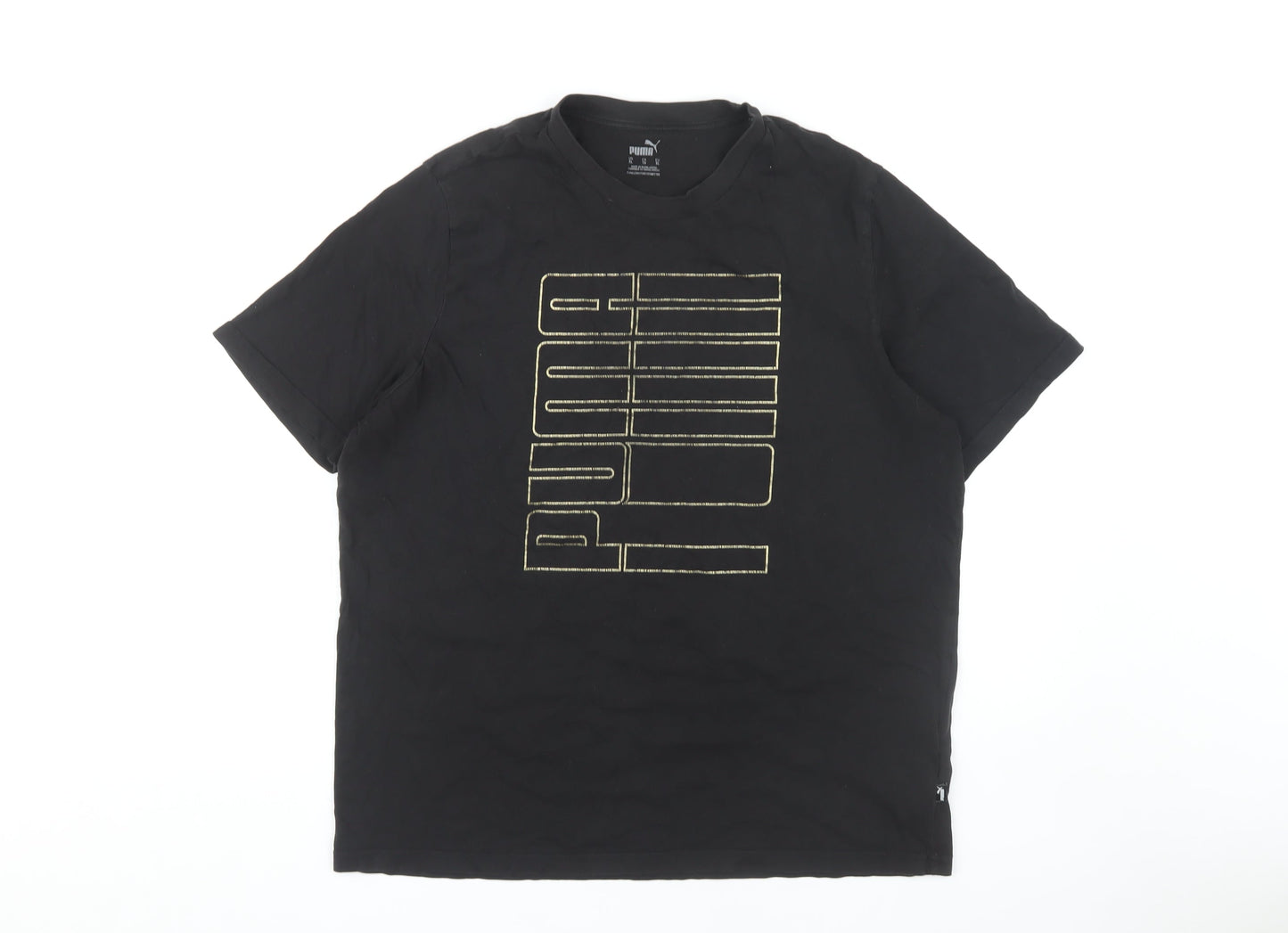 Puma Men's Black XL Crew Neck T-Shirt