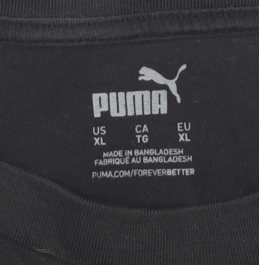 Puma Men's Black XL Crew Neck T-Shirt