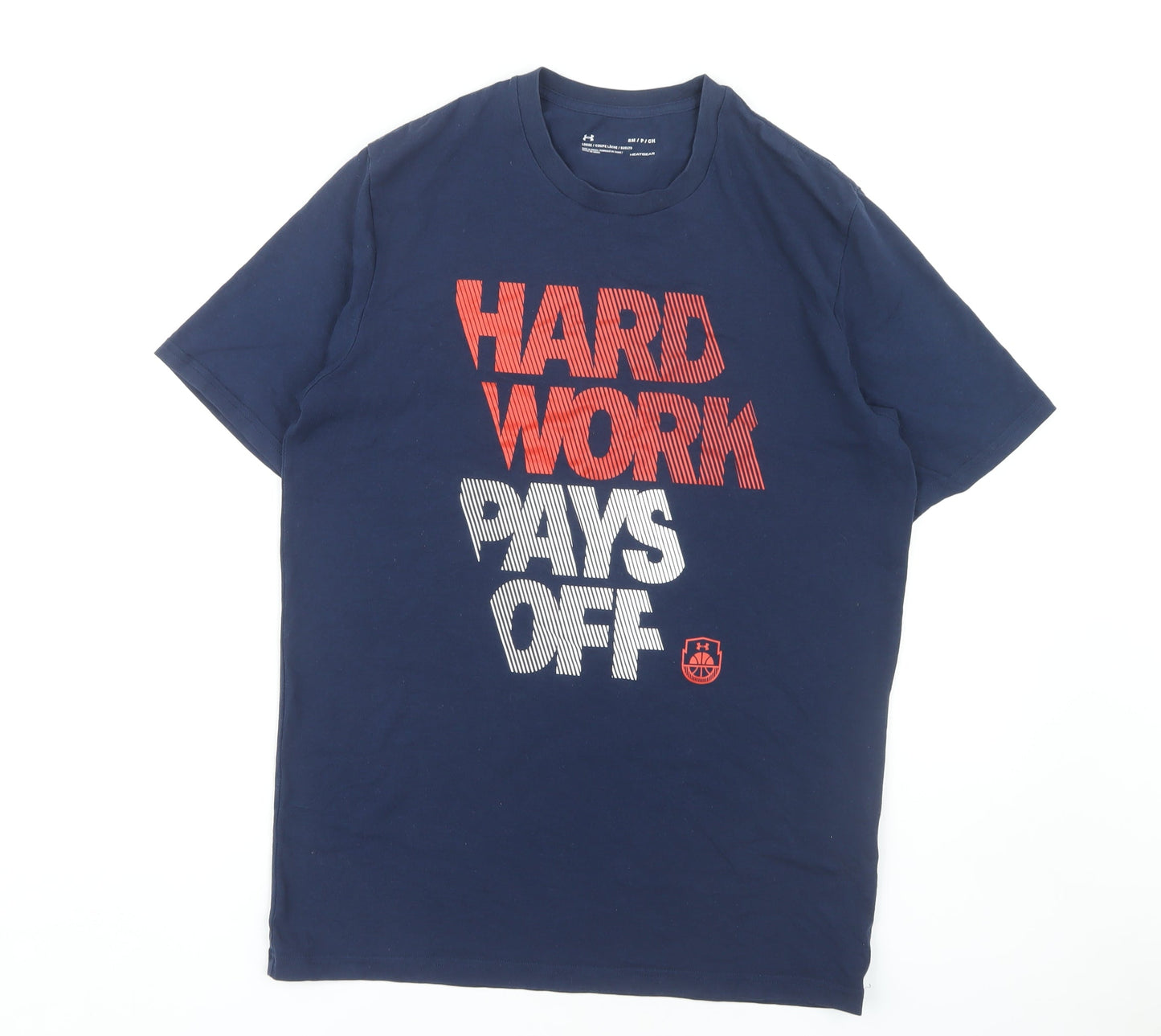 Under Armour Men's Blue Graphic Sports T-Shirt, Size S