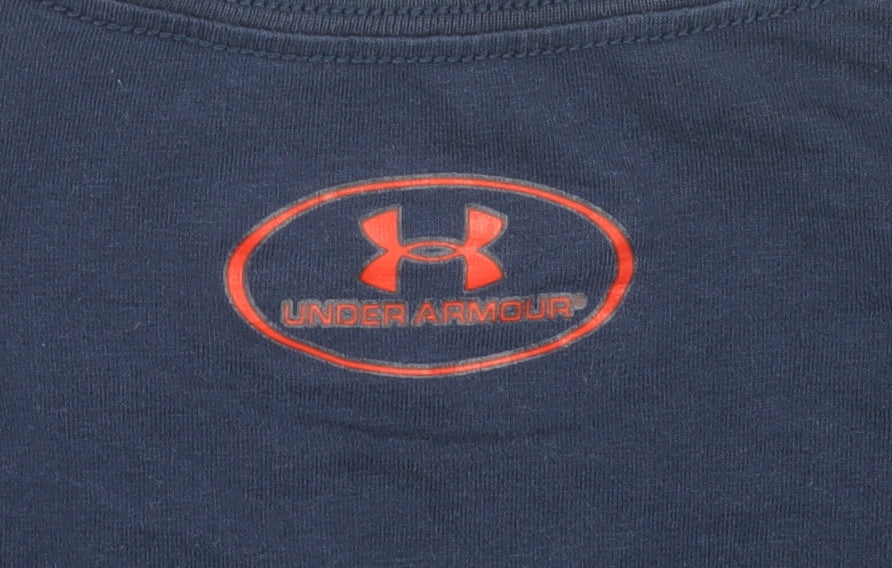 Under Armour Men's Blue Graphic Sports T-Shirt, Size S