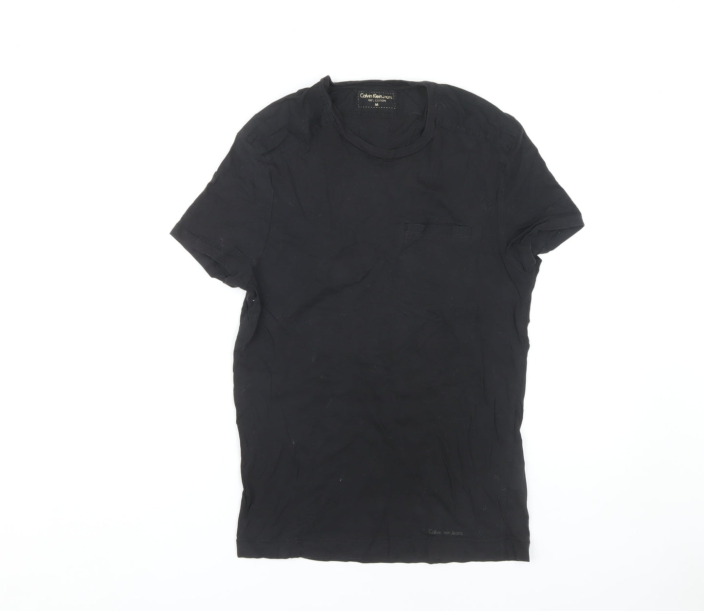 Calvin Klein Jeans Unisex Black Medium Basic T-Shirt