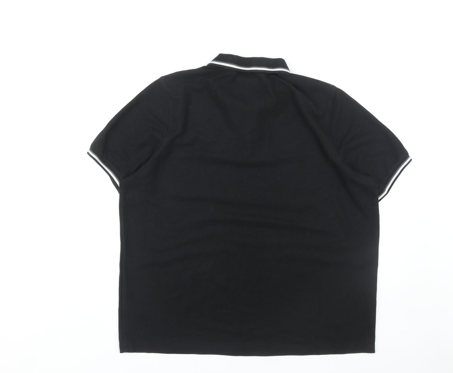 Slazenger Men's Black 2XL Polo Shirt - Short Sleeve