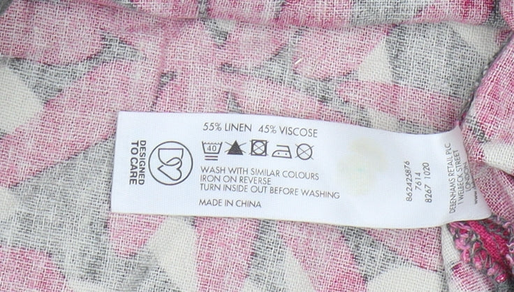 Maine New England Women's Floral Button-Up Shirt, Size 22