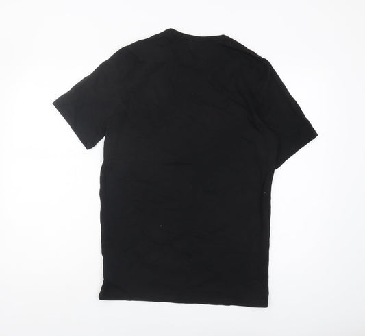 Hugo Boss Men's Black Cotton T-Shirt L