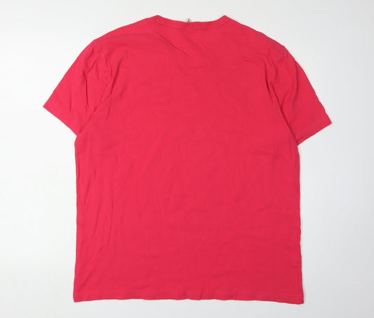 Champion Men's Red XL Crew Neck T-Shirt