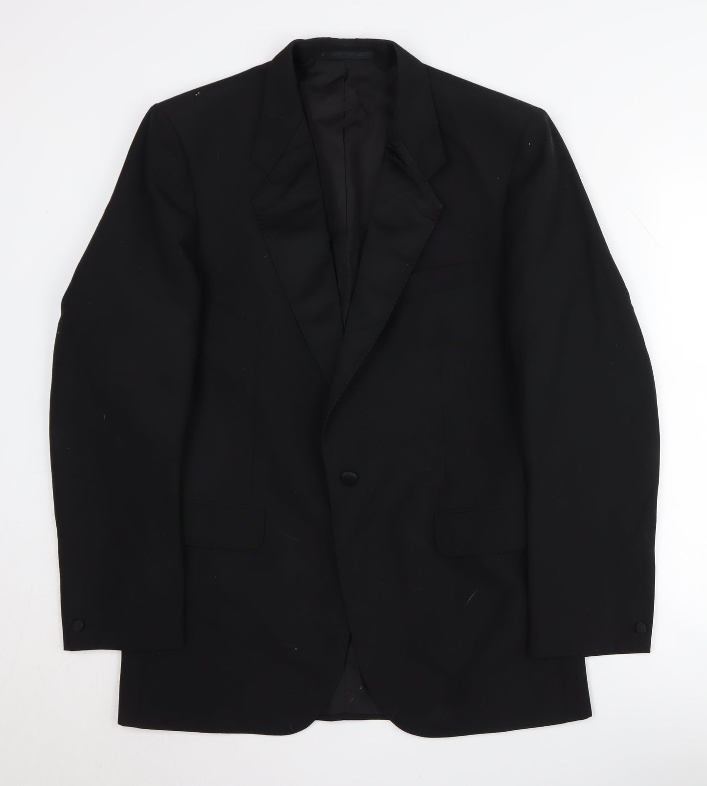 Boss Turo Men's Black Tuxedo Blazer, Size 40, Vintage
