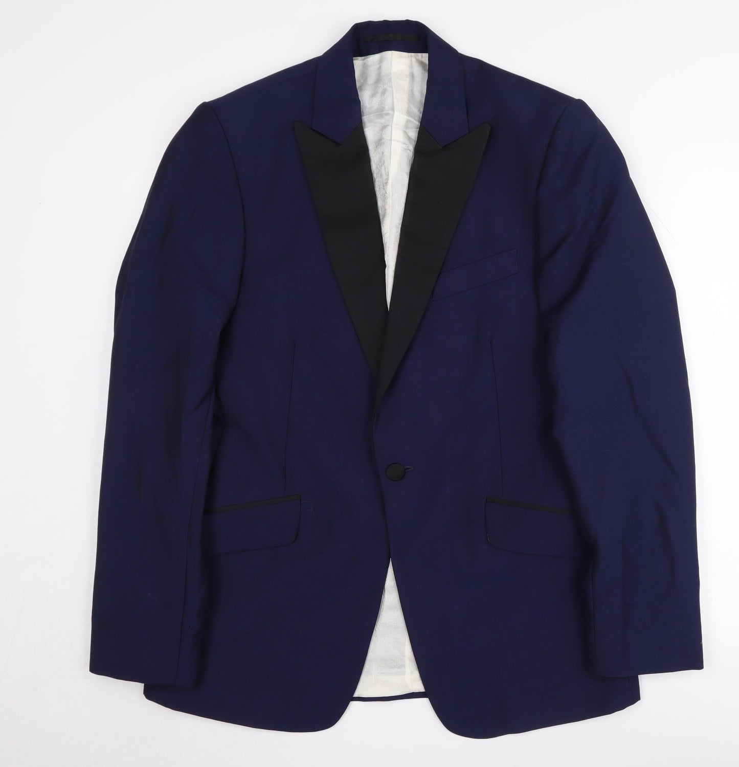 Duchamp Men's Blue Slim Fit Blazer 38