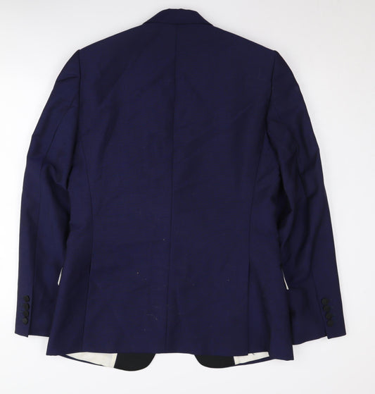 Duchamp Men's Blue Slim Fit Blazer 38
