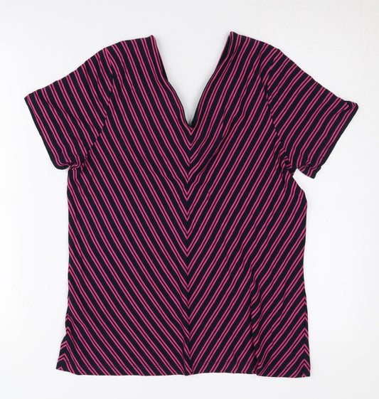 Womens UK Size S Jacques Vert Multicoloured Viscose Blend Blouse