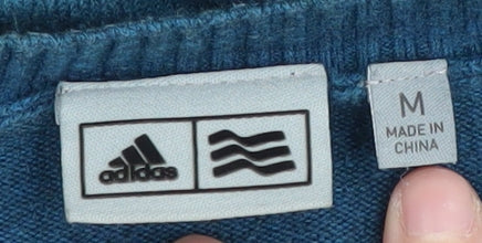 Additional view of Adidas Men's Blue V-Neck jumper M