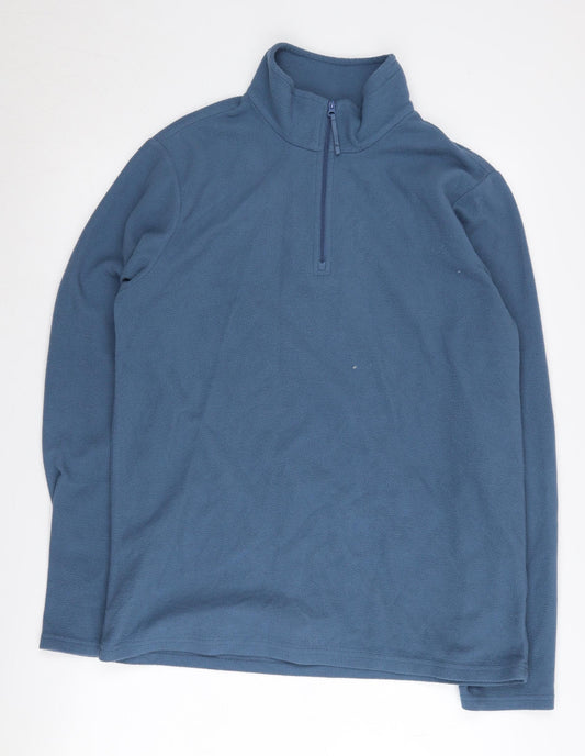 Mountain Warehouse Men's Blue Fleece Pullover M