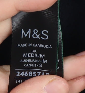 Marks and Spencer Women's Black Zip Jacket