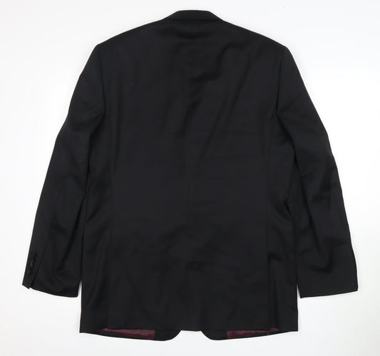 Daniel Hechter Black Tuxedo Blazer for Men 40 Regular Fit