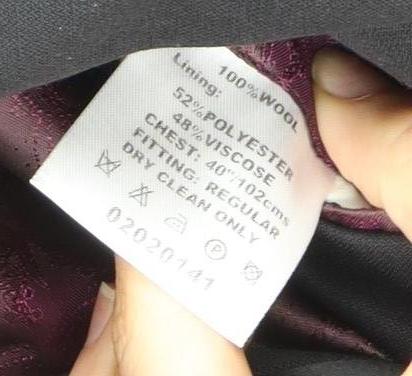 Daniel Hechter Black Tuxedo Blazer for Men 40 Regular Fit
