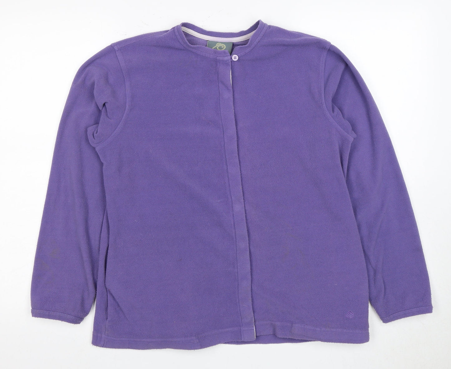 Craghoppers Women's Purple Fleece Jacket Size 12