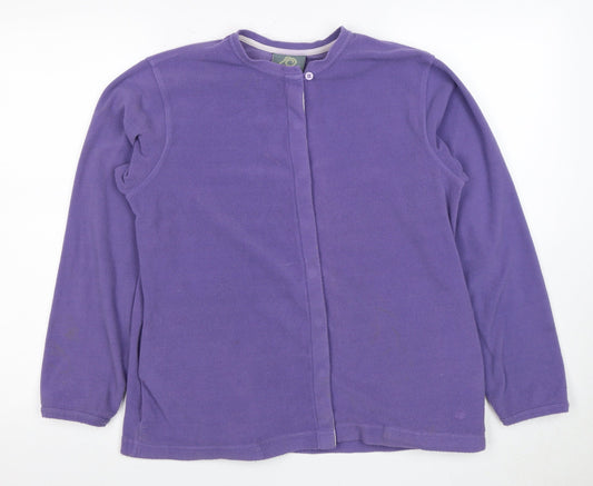 Craghoppers Women's Purple Fleece Jacket Size 12