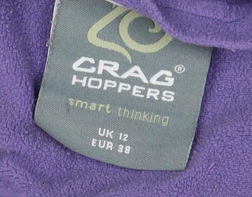 Craghoppers Women's Purple Fleece Jacket Size 12