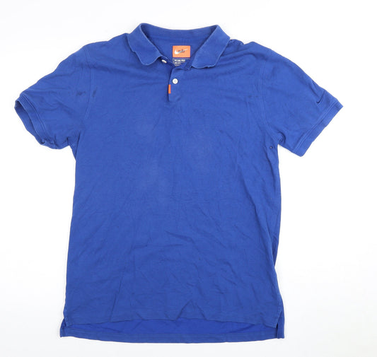 Nike Men's Blue Polo Shirt M Short Sleeve Sporty