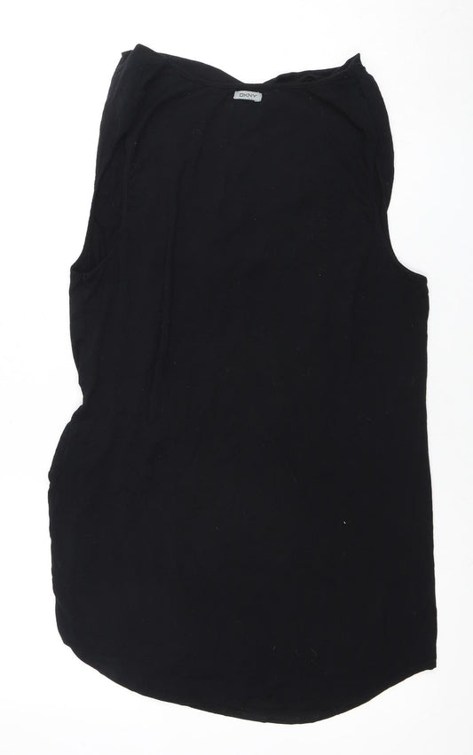DKNY Women's Black Dress Size L Regular