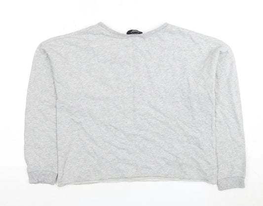 Mango Jeans Women's Grey XS Pullover Sweatshirt