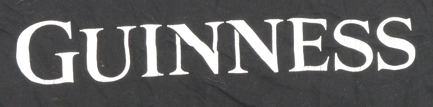 Guinness Men's Black M Medium Logo Graphic T-Shirt