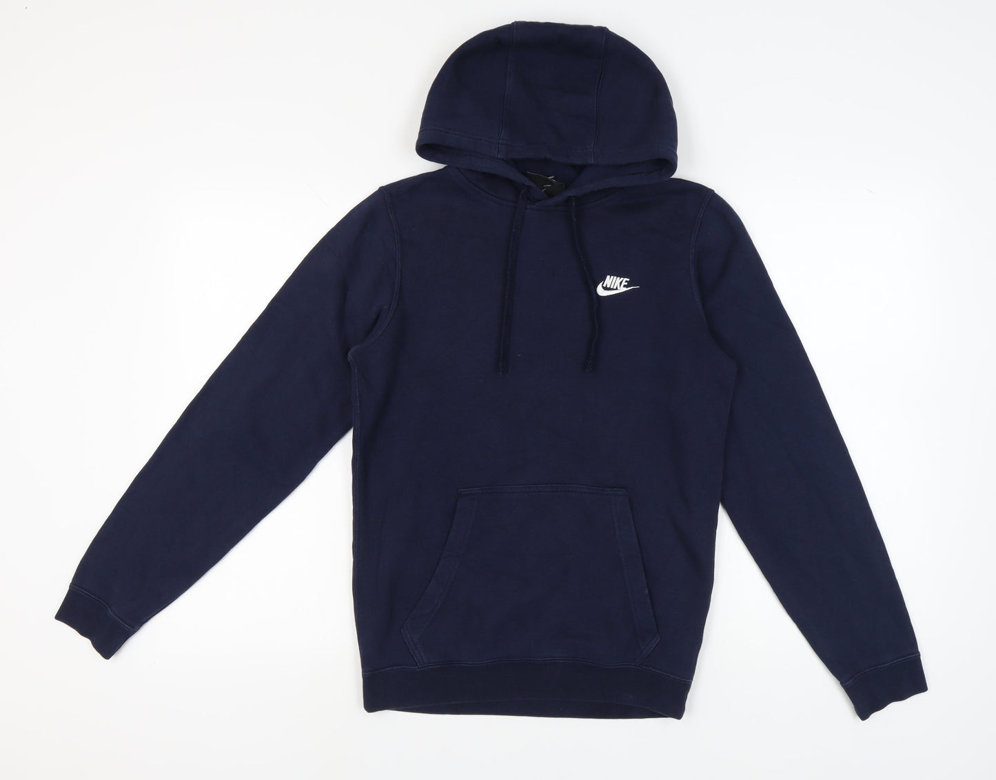 Nike Men's Blue XS Pullover Hoodie with Logo