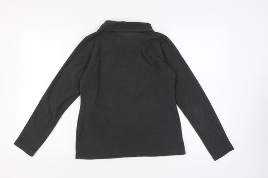 Mountain Warehouse Women's Black Cowl Neck Sweatshirt Size 10