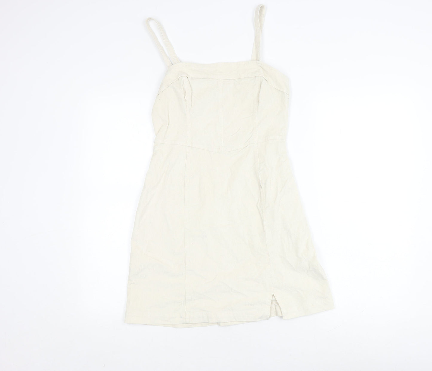 Hollister Women's Ivory Strappy Cotton Dress