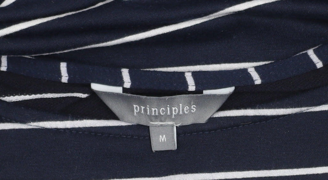 Additional view of Principles Women's Blue Striped T-Shirt -, size M