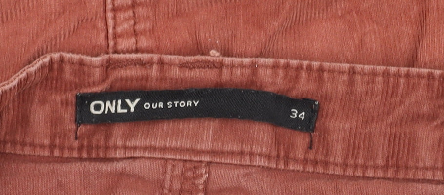 Additional view of Only Women's Brown Knee Length Corduroy Skirt, size 6