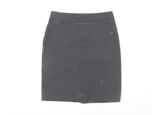 Banana Republic Women's Black Geometric Pencil Skirt Size 10